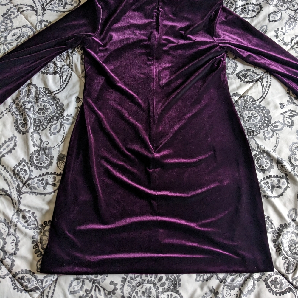 Calvin Klein Velvet Dress - Picture 2 of 8
